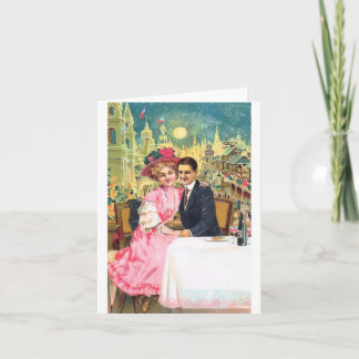 Victorian Couple Postcard 001