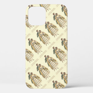 Victorian Couple Vintage Christmas iPhone 12 Case