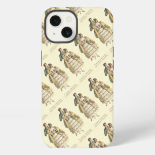 Victorian Couple Vintage Christmas iPhone 13 Case