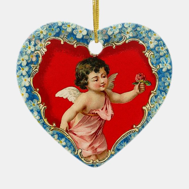 Victorian Cupid Ornament (Front)