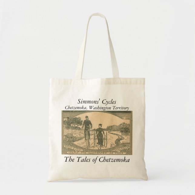 Victorian cyclists tote bag (Front)