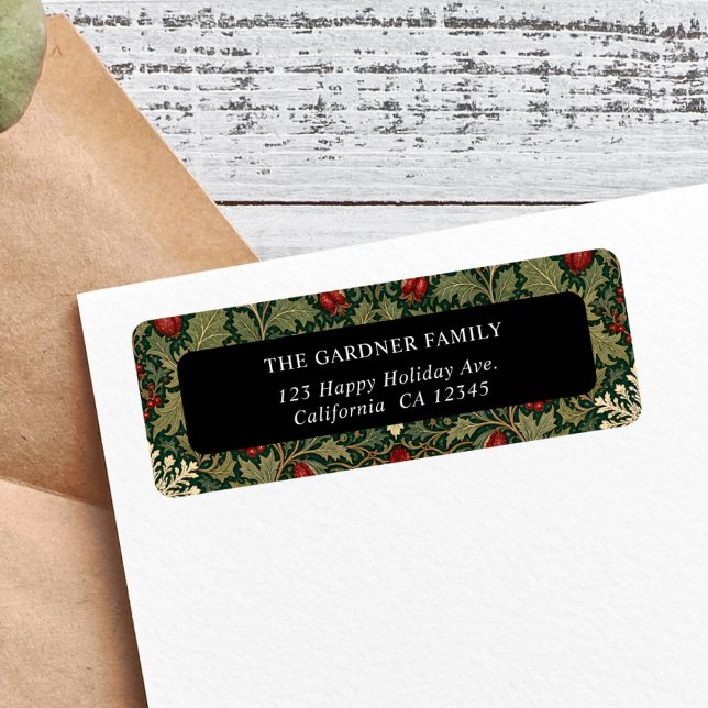 Victorian Dark Botanical red berries Holiday  (Creator Uploaded)