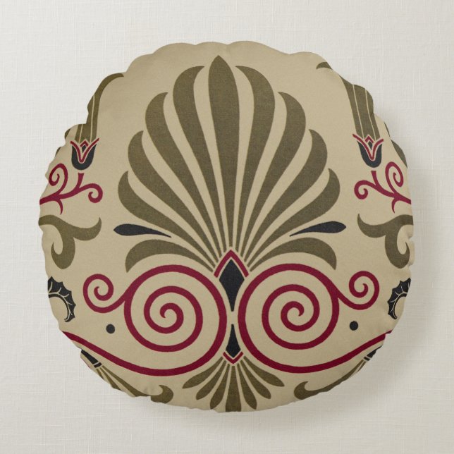 Victorian Design #10 @ VictoriaShaylee Round Cushion (Front)