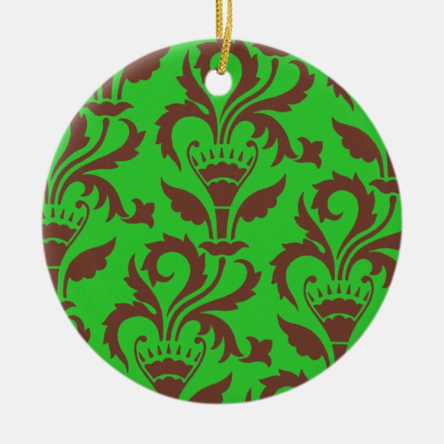 Victorian Design #4 @ Susiejayne Ceramic Tree Decoration (Front)