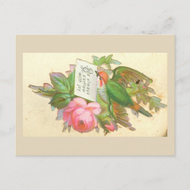 Victorian die-cut postcard (Front)