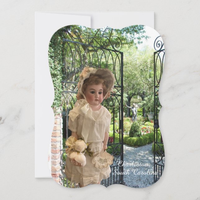 Victorian Doll Charleston, SC note card (Front)