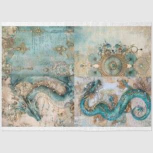 Victorian Dragon Series Design 3 Tissue Paper