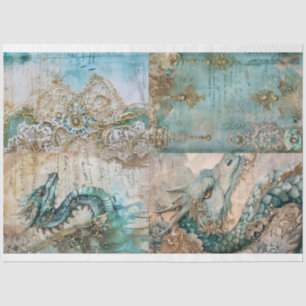Victorian Dragon Series Design 7 Tissue Paper