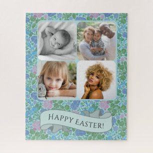 Victorian Dragonflies Garden Muted Photo Easter Jigsaw Puzzle