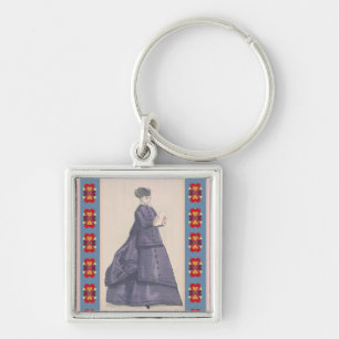 Victorian Dress Key Ring