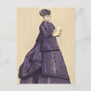 Victorian Dress Postcard