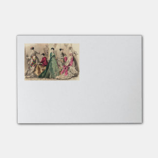 Victorian Dress With Pink Bow Post-it Notes