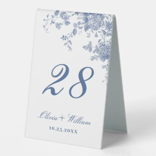 Victorian Dusty Blue French Garden Floral Wedding