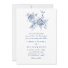 Victorian Dusty Blue French Garden Floral Wedding