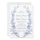 Victorian Dusty Blue French Garden Floral Wedding