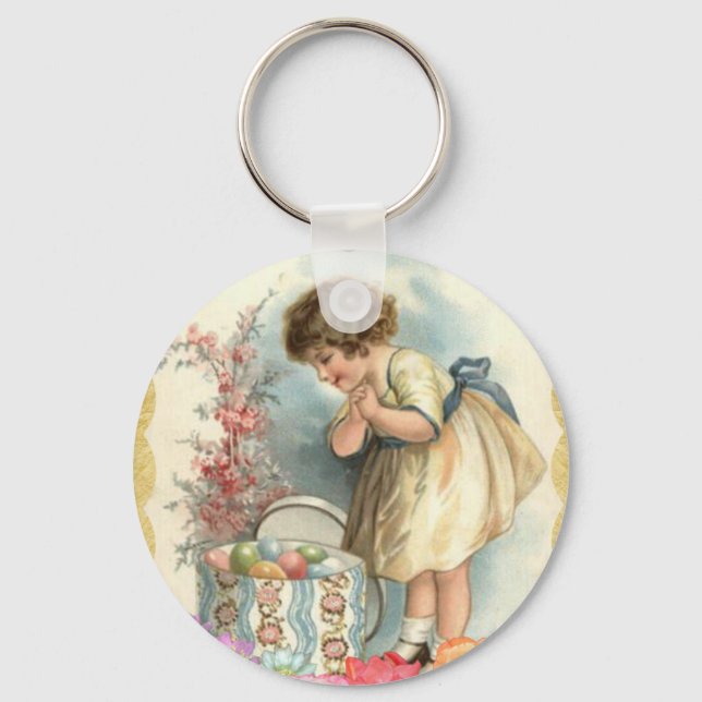 victorian easter eggs key ring (Front)