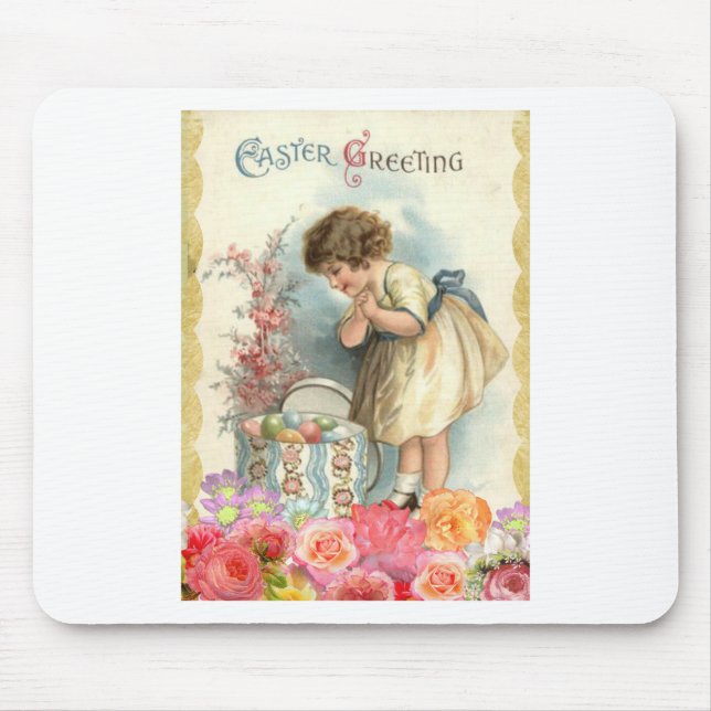 victorian easter eggs mouse mat (Front)