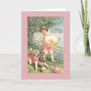 Victorian Easter Greeting Card