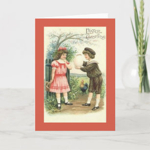 Victorian Easter Greeting Card