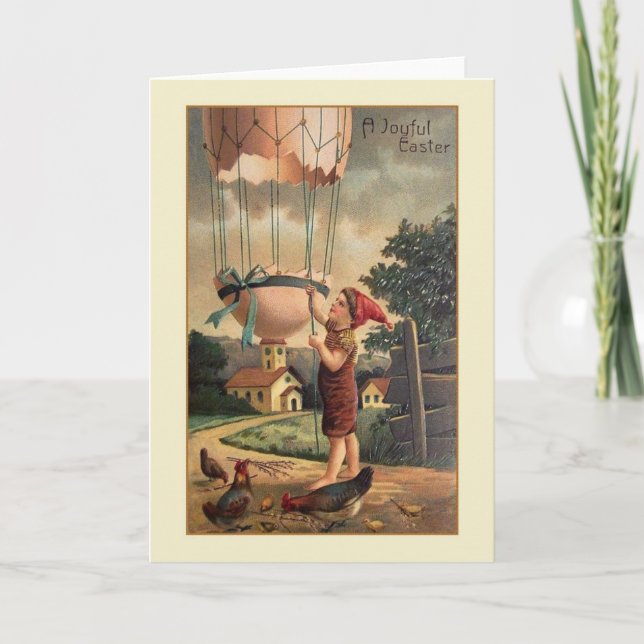 Victorian Easter Greeting Card (Front)