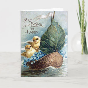 Victorian Easter Holiday Card