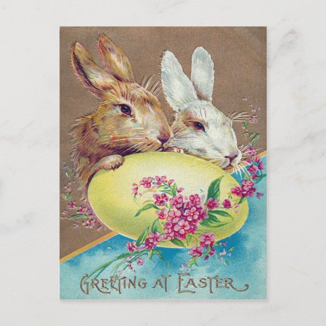 Victorian Easter Holiday Postcard (Front)