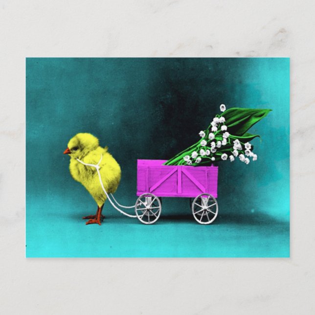 Victorian Easter Holiday Postcard (Front)