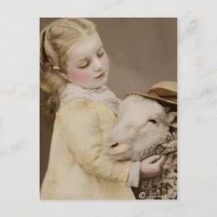 victorian Edwardian Sepia Hand Tinted Postcard 11