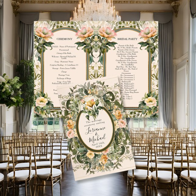 Victorian Elegant Yellow Floral Wedding Ceremony (Creator Uploaded)