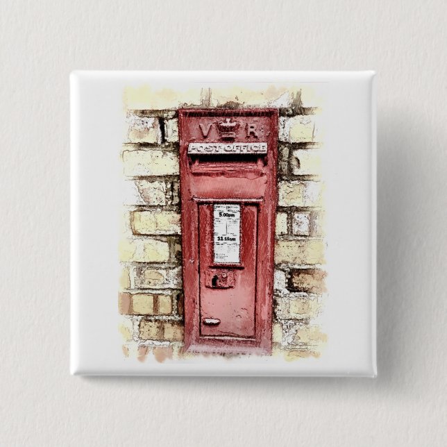 VICTORIAN ENGLAND 15 CM SQUARE BADGE (Front)