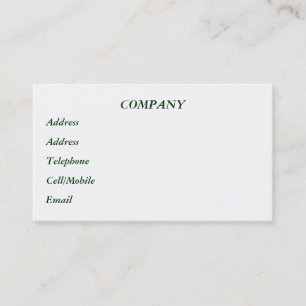 VICTORIAN ENGLAND BUSINESS CARD