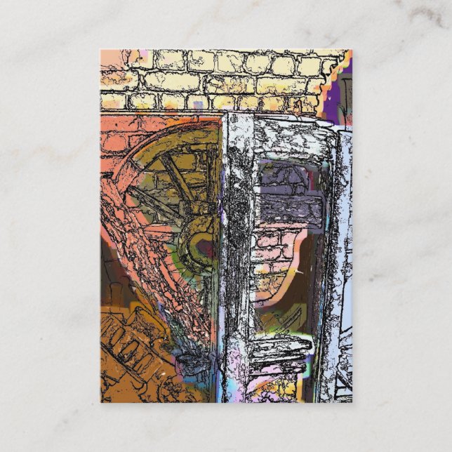 VICTORIAN ENGLAND BUSINESS CARD (Front)