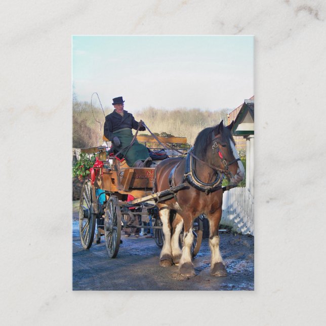 VICTORIAN ENGLAND BUSINESS CARD (Front)