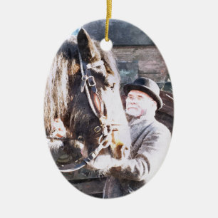 VICTORIAN ENGLAND CERAMIC TREE DECORATION