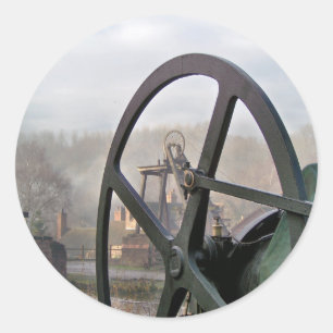 VICTORIAN ENGLAND CLASSIC ROUND STICKER