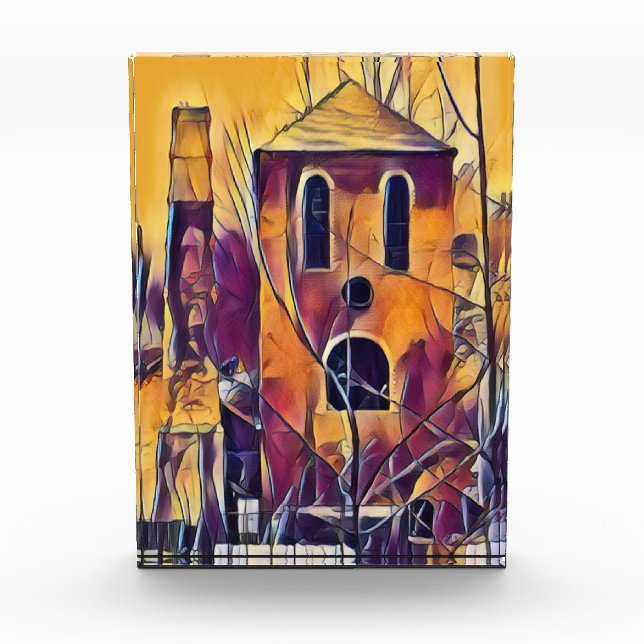 VICTORIAN ENGLAND FUNNY BUILDING PHOTO BLOCK (Front)