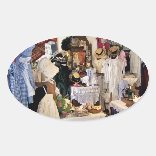 VICTORIAN ENGLAND OVAL STICKER (Front)