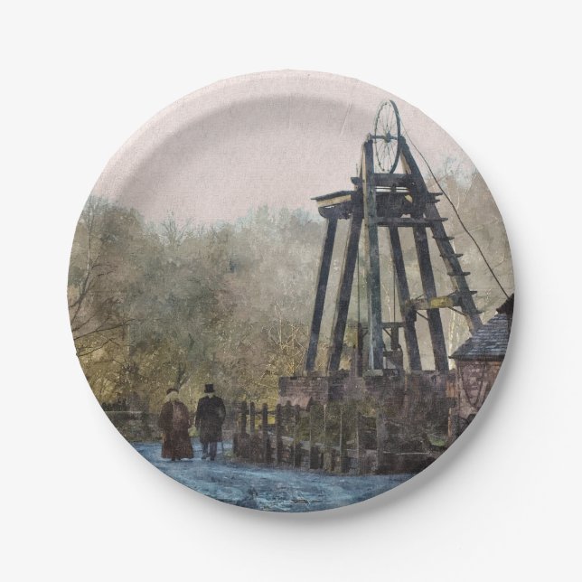 VICTORIAN ENGLAND PAPER PLATE (Front)