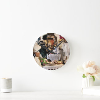 VICTORIAN ENGLAND ROUND CLOCK