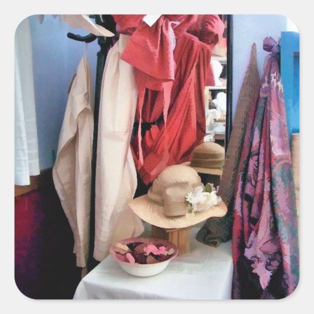 VICTORIAN ENGLAND SQUARE STICKER (Front)