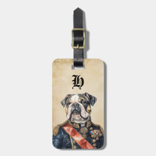 Victorian English Bulldog Dog Luggage Tags