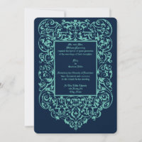 Victorian Era 1844 Art Nouveau Ornate Border