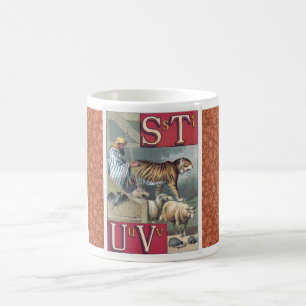 VICTORIAN ERA ABC ILLUSTRATION COFFEE MUG