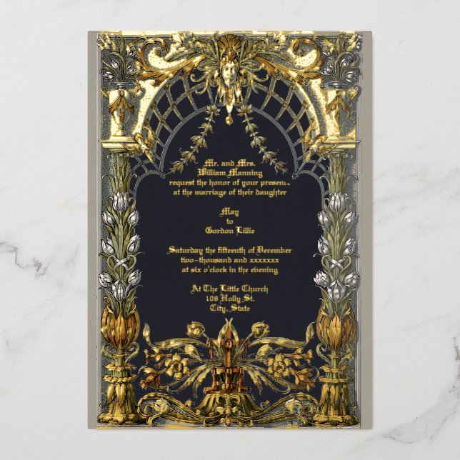 Victorian Era Art Nouveau Altar by Anton Seder (Front)