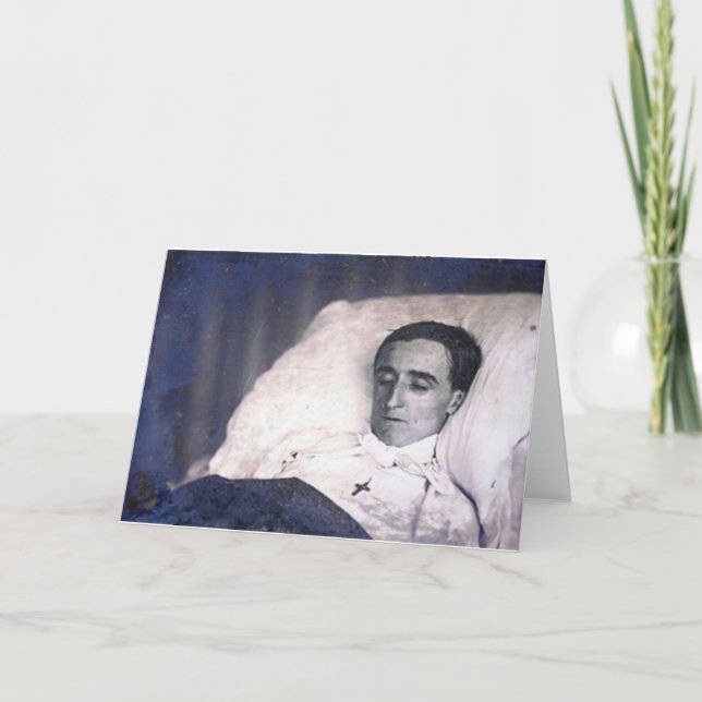 Victorian Era Death Photo Card (Front)