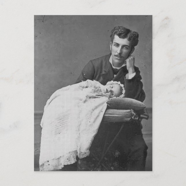 Victorian Era Death Photo Postcard (Front)