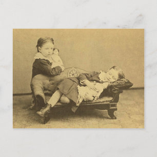 Victorian Era Death Photo Postcard