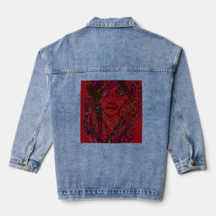 Victorian Era Dreamer Girl  Denim Jacket