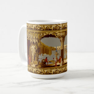 Victorian Era Gothic Revival Style Frieze Coffee Mug