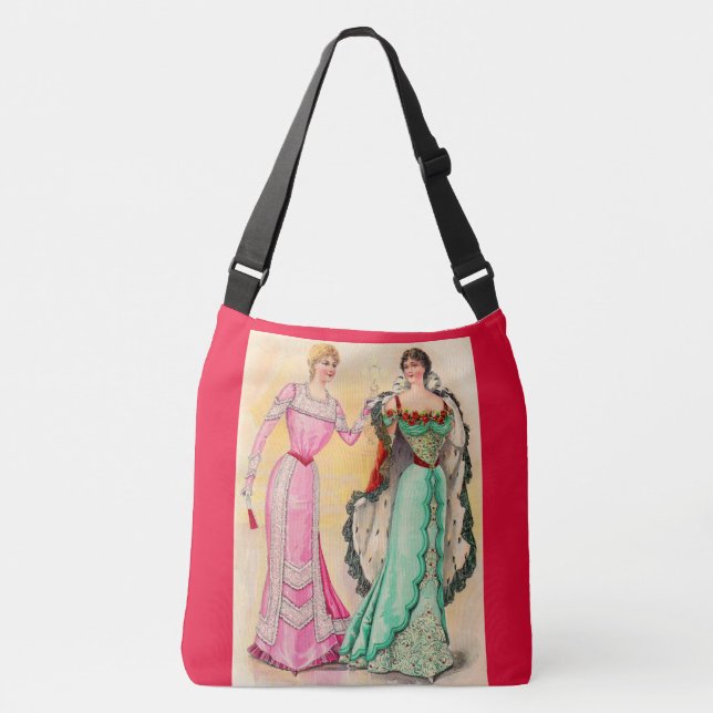 Victorian evening wear crossbody bag (Front)